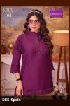 Spain By Rangmaya Vertican Short Tunic Ladies Top